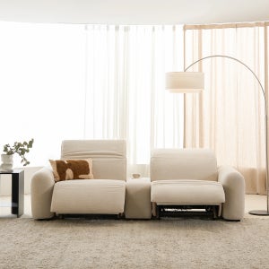 더유닛 3인 패브릭소파 양면 리클라이너형