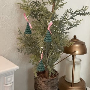 크리스마스 단체 선물 미니 트리 캔들 10개 세트, 엠마스튜디오