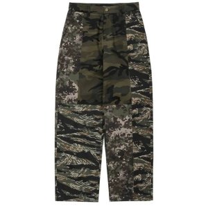 [아조바이아조] Camouflage Mixed Pants KHAKI