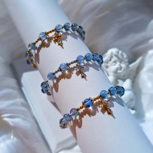 무료각인 [안드레아] 월광석 십자가 커플 묵주팔찌 성당, 17공간 십칠공간