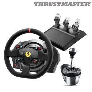 트러스트마스터 T300 페라리 Integral 레이싱휠 + TH8A 쉬프터 패키지,트러스트마스터 T300RS GT 에디션 레이싱 휠