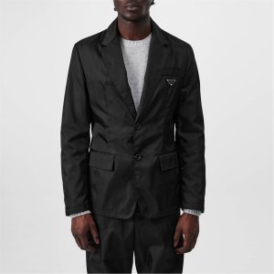 프라다 나일론 뱃지 블레이저 Nylon Badge Blazer 604126 Black