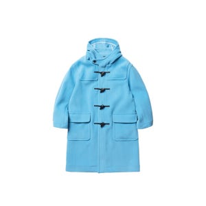 런던트래디션 London Tradition [Joshua Ellis] Milford Mens Oversize Duffle Coat - Sky Blue
