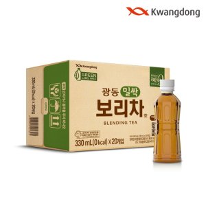 광동 [광동직영] 광동 밀싹보리차 무라벨 330ml x 20pet