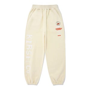 [키르시] 두들 체리 서클 로고 스웻 팬츠 [아이보리] KDQWCPT520MIVA