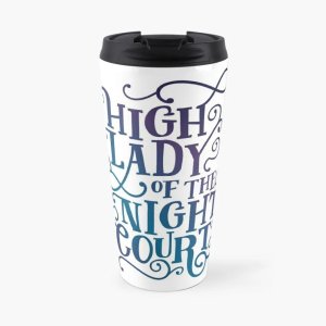 하이레이디 오브 더 나이트 코트-그라데이션 여행 커피 머그 에스프레소 커피 컵  럭셔리 커피 컵