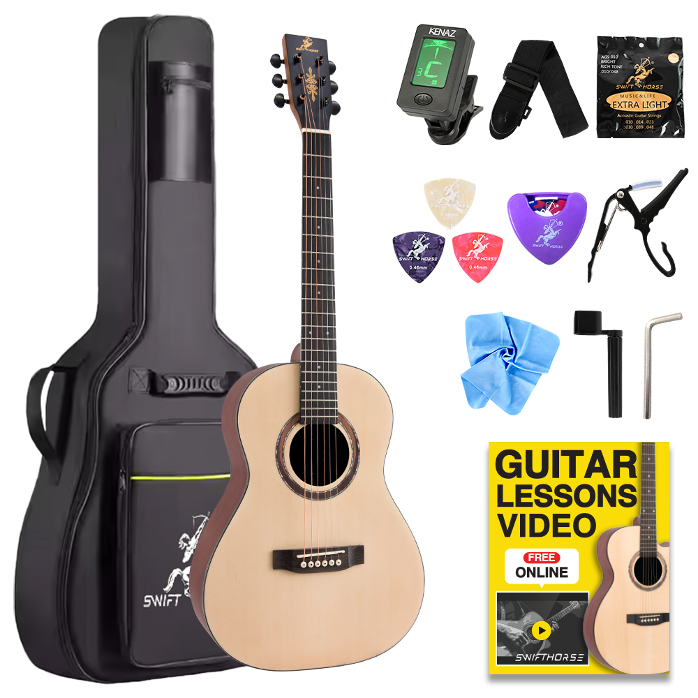 스위프트홀스 입문용 통기타 입문 연습용 어린이 여성용 미니기타 독학 BL36MN