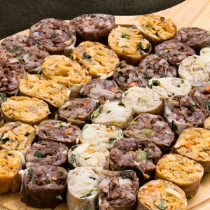 순대 명가가 만든 모듬순대 4종(김치 고기 야채 찹쌀) 500g 2팩 (4인분)