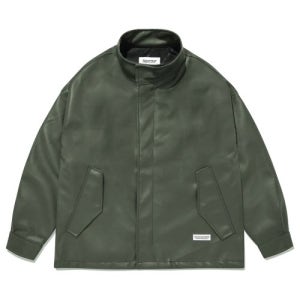 [세인트페인] SP 비건 레더 M51 크롭 필드 쟈켓-카키 202200912