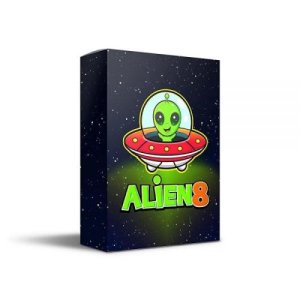 Alien8 10대 및 가족을 위한 재미있는 S+ 카드 게임. 재미있게 기본 수학을 연습하는 훌륭한 방법! 최후의