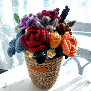 가을담은 뜨개 꽃화분, 오뜨 AUTE