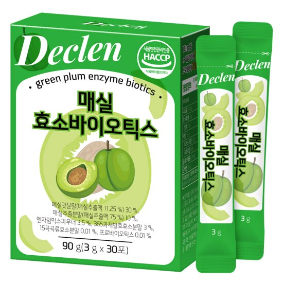 디클렌 매실 효소 <b>소화</b> 효소 프로바이오틱스 30포