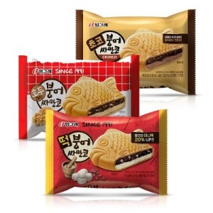 [빙그레] 붕어싸만코 3종(떡/초코/호두) 아이스크림 30개