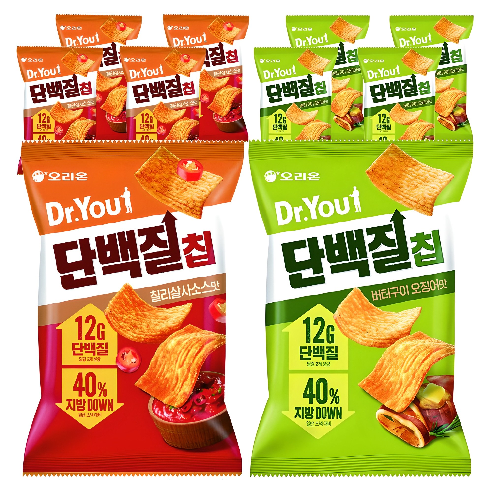단백질칩 버터구이오징어맛 제품 이미지