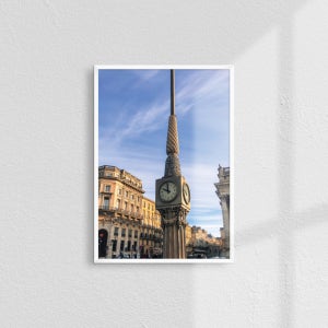 [포스터] 보르도 시계탑 가을 유럽 감성 인테리어, 온세 스튜디오