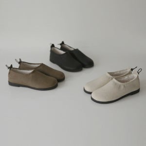 오딘크 둥근코 양털 슬립온[뽀글이,겨울 신발,방한 용품,단화]