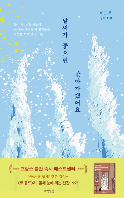 날씨가 좋으면 찾아가겠어요 (이도우 장편소설) 표지