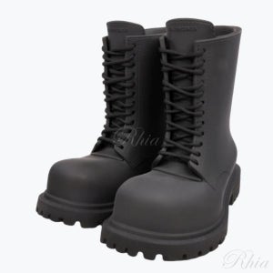 발렌시아가 스테로이드 레이스업 부츠 717807 W0FOI 1000 698289