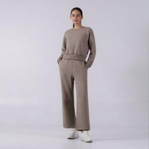 [안다르] 스트레치 플리스 스웻 팬츠 AMFPT-34