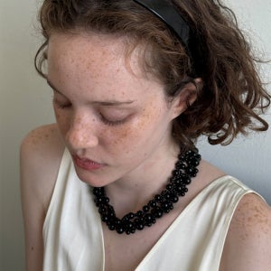 [마르타] 마르타 블랙베리목걸이_L