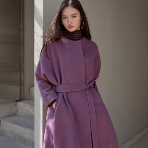 까이에 [까이에] 오버사이즈 울 롱 코트