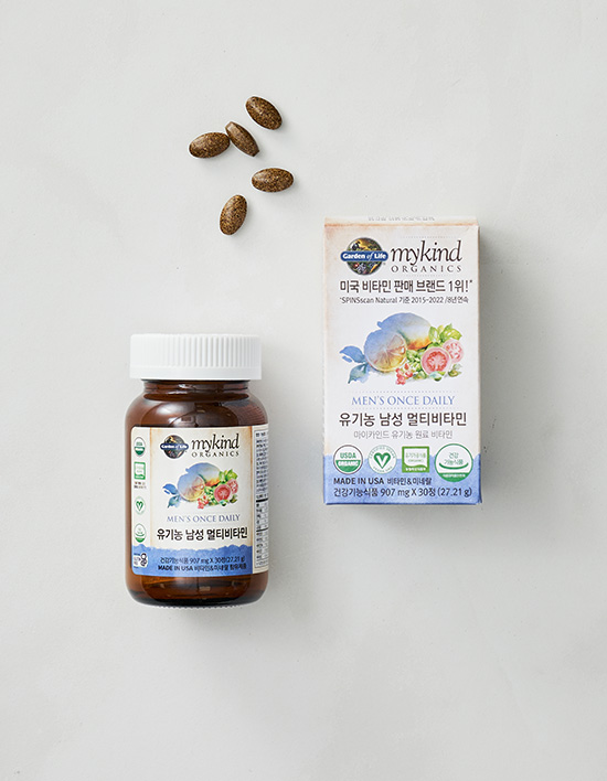 [가든오브라이프] 유기농 남성 멀티<b>비타민</b>