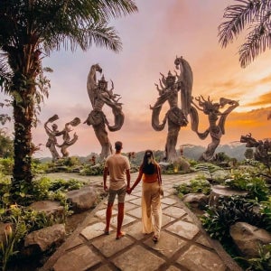 [호텔픽업] 발리 우붓 데이클럽&글래스 팩토리&타만 데다리 투어