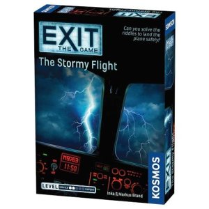 Thames S+ Kosmos 엑시트 폭풍 속의 비행 | 방 탈출 게임 박스 더 ？ 1-4인 플레이 가족 친목 카드 기반 가