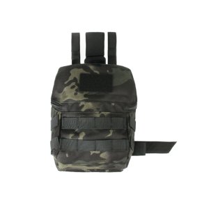 FIKER TACTICAL 파이커택티컬 방독면 파우치 (멀티카모 블랙)