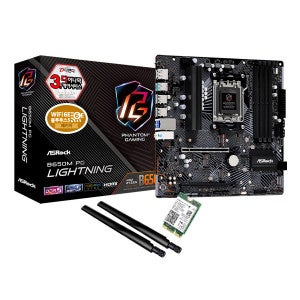 ASRock B650M PG Lightning + WiFi6E 모듈 패키지 디앤디컴