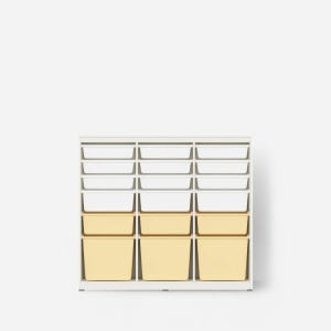 샘키즈 미니박스 수납장 1305 크림옐로우