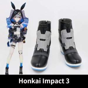 Honkai Impact 3 토끼 사냥꾼 브로니 코스프레 신발 부츠  할로윈 코스프레 코스튬 액세서리