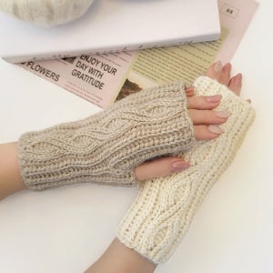 프리티울 클라시 핸드 워머 베이비 알파카 실크