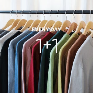 [1+1] 포레스 니트 라운드 티셔츠,키작은남자,키작남