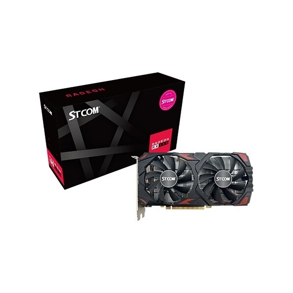 HIS/His RX580 590 4GB IceQX2 OC 그래픽 카드 냉각 팬쉘 포함