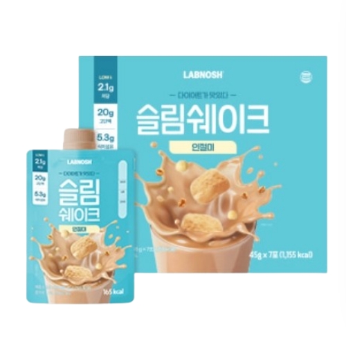 랩노쉬 프로틴 드링크 350ml 12개 카카오 바나나 메론 각4개