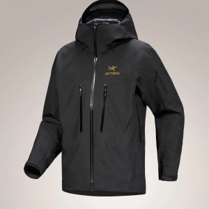 아크테릭스 알파 SV 남성용 바람막이 등산 자켓 블랙 7555 24FW