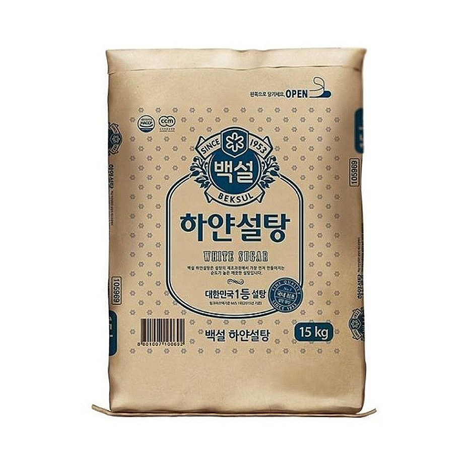 cj 백설 황설탕 15kg