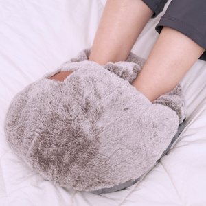 한양 밍크 충전식 발온열기 온열 온수 전기찜질기 발 찜질기 슬리퍼형 보온 찜질팩