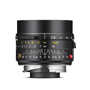 Leica Summicron-M 28mm f/2 ASPH. black anodized