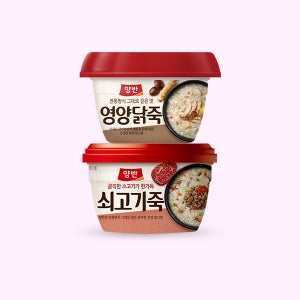 동원 양반 쇠고기죽 287g 12개 + 영양닭죽 285g 12개