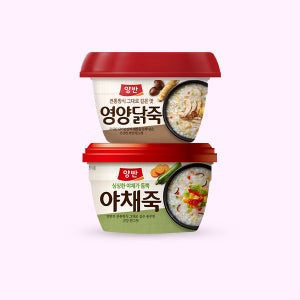 동원 양반 영양닭죽 285g x 12개 + 야채죽 287g x 12개
