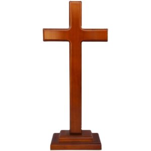 나무 십자가 탁상용 원목 교회용품 가정용 예배 기도실 선물 교회 기독교