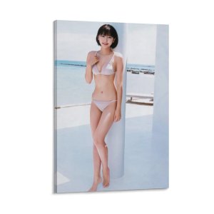 다케다 레나 미소녀 수영복 포스터 (15) 프린트 캔버스 포스터