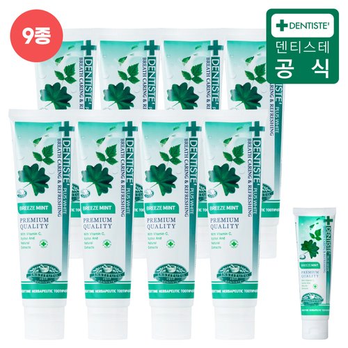 덴티스테 안티캐비티 충치예방 불소치약 100g 2개 20g 1개 불소함량 1450ppm