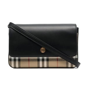 [롯데백화점] 버버리 크로스백 미니 빈티지 체크 레더 노트백 8058003 LE1215689501