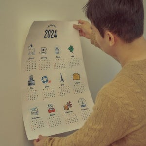 [브리오신X세임디] 2024년 포스터형 캘린더