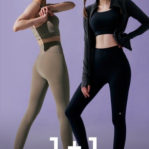 힙 플렉스-X 레깅스 치마요가복 1+1 요가바지