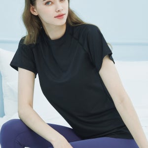 아스킨 에어프레쉬 다이어트 티셔츠 블랙 여자 롱맨투맨