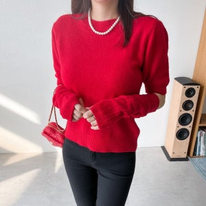 블프 토시 반팔 니트티셔츠